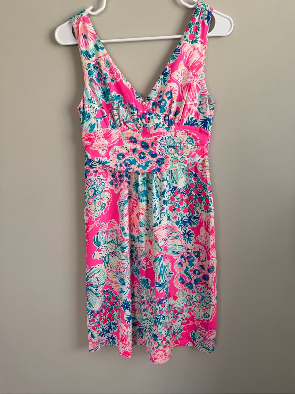 NWT Lilly Pulitzer Short Sloane Dress Tiki Pink Gypsea Pink Size S - Picture 5 of 10